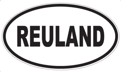 REULAND - Oval Sticker