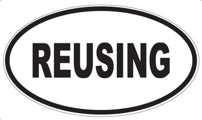 REUSING - Oval Magnet
