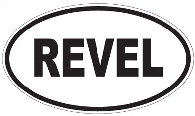 REVEL - Oval Sticker
