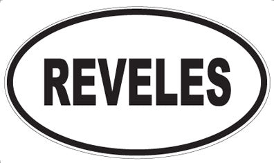 REVELES - Oval Magnet