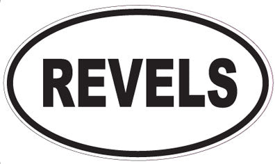 REVELS - Oval Sticker