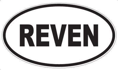 REVEN - Oval Sticker