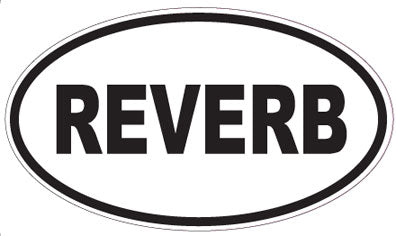 REVERB - Oval Sticker