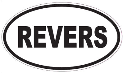 REVERS - Oval Sticker