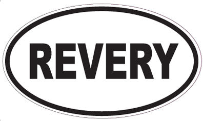 REVERY - Oval Sticker
