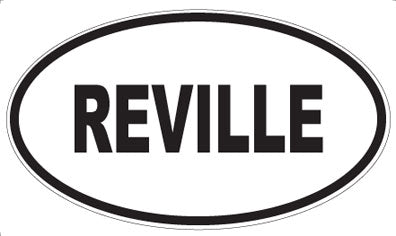 REVILLE - Oval Magnet