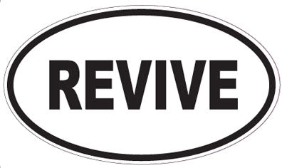 REVIVE - Oval Sticker