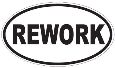 REWORK - Oval Sticker
