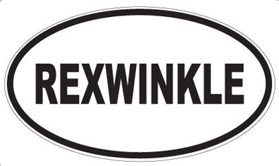 REXWINKLE - Oval Magnet