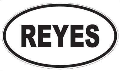 REYES - Oval Magnet