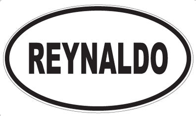 REYNALDO - Oval Magnet