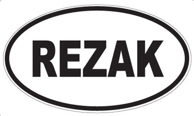 REZAK - Oval Magnet