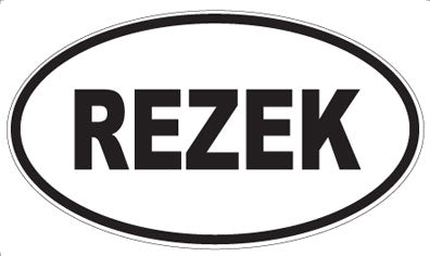 REZEK - Oval Magnet