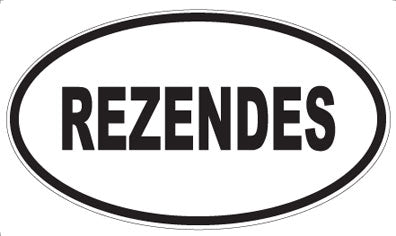 REZENDES - Oval Magnet