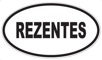 REZENTES - Oval Magnet