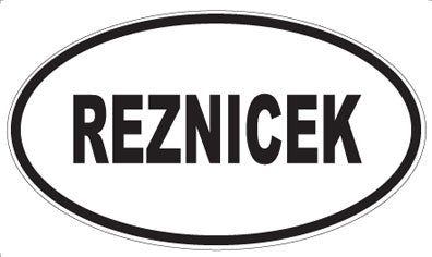 REZNICEK - Oval Magnet