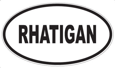 RHATIGAN - Oval Magnet