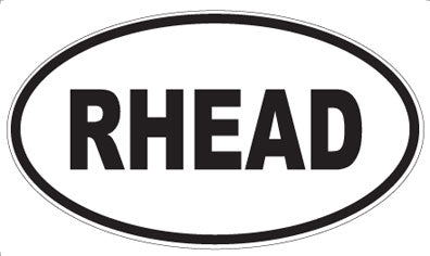 RHEAD - Oval Magnet