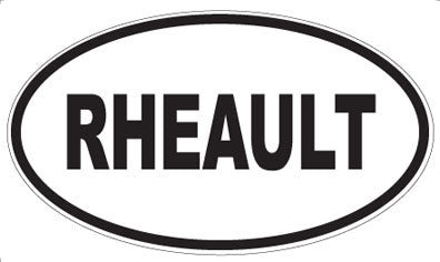 RHEAULT - Oval Magnet