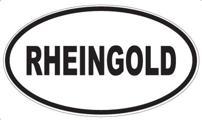RHEINGOLD - Oval Sticker