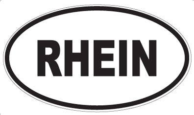 RHEIN - Oval Magnet