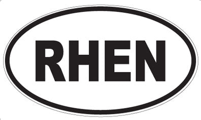 RHEN - Oval Magnet