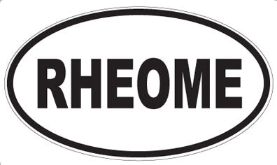 RHEOME - Oval Magnet