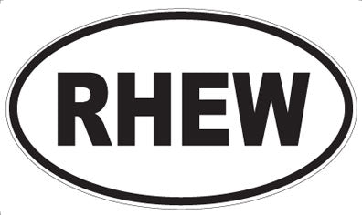 RHEW - Oval Magnet
