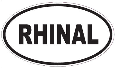 RHINAL - Oval Sticker