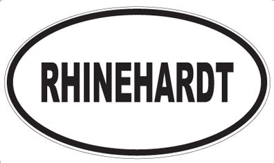 RHINEHARDT - Oval Magnet