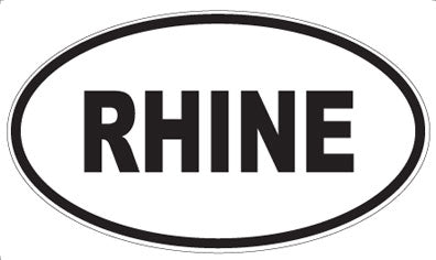 RHINE - Oval Magnet