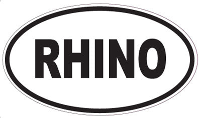 RHINO - Oval Magnet