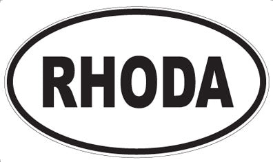 RHODA - Oval Magnet