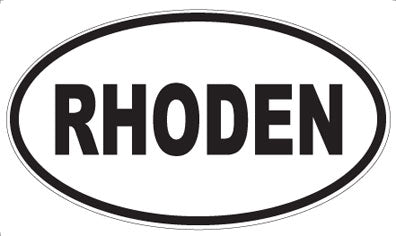 RHODEN - Oval Magnet