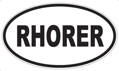 RHORER - Oval Magnet