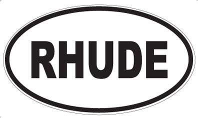 RHUDE - Oval Magnet