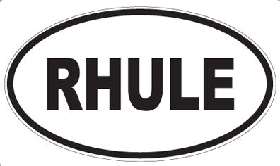 RHULE - Oval Magnet