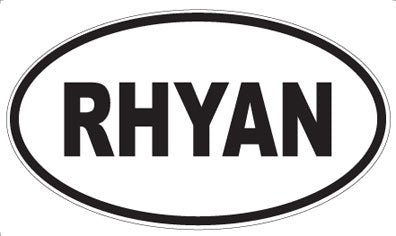 RHYAN - Oval Magnet
