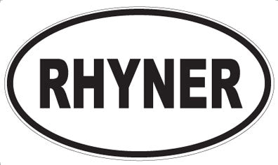 RHYNER - Oval Magnet