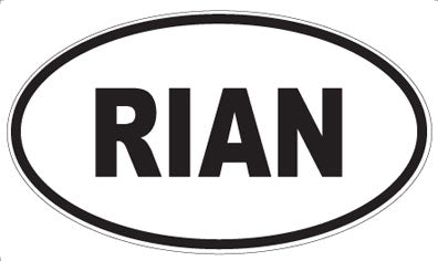 RIAN - Oval Magnet