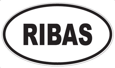 RIBAS - Oval Magnet