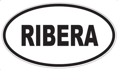 RIBERA - Oval Magnet