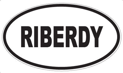 RIBERDY - Oval Magnet