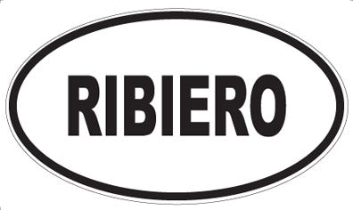 RIBIERO - Oval Magnet