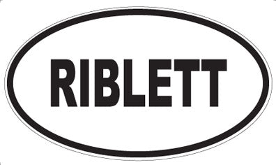 RIBLETT - Oval Magnet