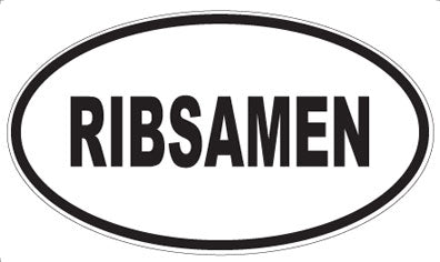RIBSAMEN - Oval Magnet