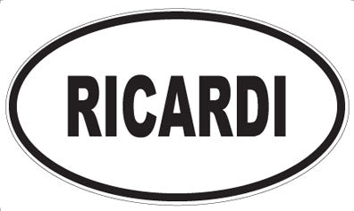 RICARDI - Oval Magnet