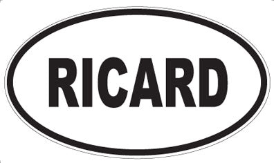 RICARD - Oval Magnet