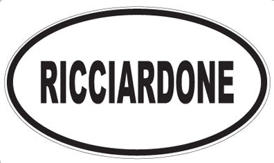 RICCIARDONE - Oval Magnet