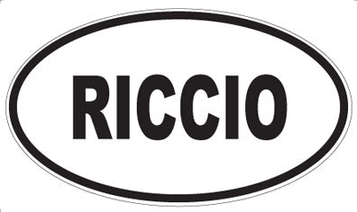 RICCIO - Oval Magnet